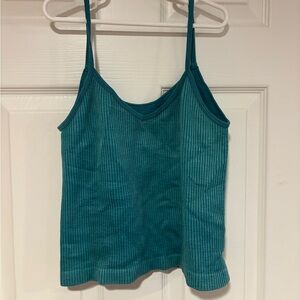 Teal women’s tank top